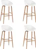 vidaXL 5 tlg. Bar Set Weiß - Bar-Set - Bar-Sets - Bartisch Produktbild-Vorschau 7
