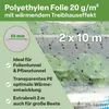 TTL GARDEN PE Frühbeetfolie 10x2m gelocht 20g/m² Produktbild-Vorschau 2