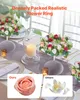 VEVOR Couronne de fleurs artificielles, 340x340x90 mm, Voir les images du produit 2