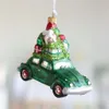 Weihnachtsauto aus Glas mit Geschenken Decor von Glassor Produktbild-Vorschau 3
