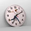 Wanduhr - Rund - Glasuhr - Anthropomorphisierung Mensch Produktbild-Vorschau 4