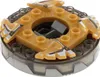 1x Lego Ninjago Spinner flach 6x6x1 schwarz gold Krone Produktbild-Vorschau 1
