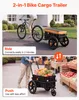 Remorque et chariot 2-en-1 SucceBuy, avec attelage, Voir les images du produit 2