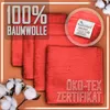 Frottier Seiftücher 10er Pack 30x30cm, 100% Baumwolle, Rot Produktbild-Vorschau 6