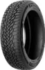 A close-up studio shot of a single car tire against a white background. Produktbild-Vorschau