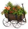 Pflanzwagen Nessa im Holzfass-Look 41x30x16 cm (BxHxT) mit Produktbild-Vorschau 1