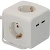 BAT Steckdosenwürfel 4-fach mit 2x USB (Mehrfachsteckdose Produktbild-Vorschau 3