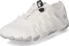 A white and gray Dockers women's barefoot shoe is shown from a side-angle. Podgląd zdjęcia produktu