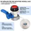 75 mm IBC Adapter Kugelhahn DN50 Tank Ablasshahn Produktbild-Vorschau 2