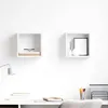 vidaXL Étagères cubes 2 pcs. Blanc 26x15x26 cm Voir les images du produit 2
