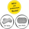 Marketing graphic with text and icons related to a game. Produktbild-Vorschau