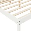 vidaXL Seniorenbett Weiß 140x190 cm Massivholz Kiefer Produktbild-Vorschau 7
