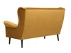 Ohrensofa 3 Sitzer Sofa Couch Garnitur Stoff Samt (Velour) Produktbild-Vorschau 2