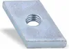 10x Nutenstein | Gewindeplatte Rhombus 20x13x4 mm M6 Produktbild-Vorschau 2