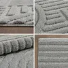 Hochflor Teppich Wohnzimmer Küchenteppich Schlafzimmer Flur Produktbild-Vorschau 3