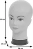 2x Mannequin-Kopf HWC-G81, Perückenpuppe weiblich Frau Produktbild-Vorschau 10