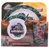 Kindergeschirr-Set Jurassic World blau/grün 3-tlg. Produktbild-Vorschau 3