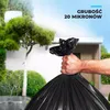 Worki Na Śmieci 60L Czarne Klasyczne Mocne 10 Rolek Podgląd zdjęcia produktu 6