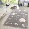TT Home Kinder-Teppich, Spiel-Teppich Mit Planeten Und Produktbild-Vorschau 1