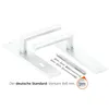 A set of door handles and mounting hardware on a white background. Produktbild-Vorschau