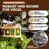 Robustes Vogelhaus aus Kiefernholz wetterfest und langlebig für sichere Vogelfütterung Produktbild-Vorschau