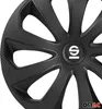 Coprimozzi Sparco 16 pollici Sicilia nero carbonio 4pz Anteprima dell’immagine prodotto 7