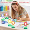 12er Set DIY Bastelset Kinder, Muttertag Fotorahmen mit Produktbild-Vorschau 3
