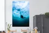MuchoWow® Poster Ein Taucher unter der eisigen Produktbild-Vorschau 2