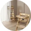 NUKIDO höhenverstellbarer Hochstuhl Babystuhl aus Holz Produktbild-Vorschau 6