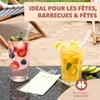 bremermann Lot de 6 pailles en Verre réutilisables avec 2 Voir les images du produit 2