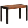 vidaXL Stół do jadalni miodowy brąz 120x60x76 cm lite Podgląd zdjęcia produktu 8