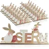 com-four® 16x Deko Aufsteller für Ostern - Schriftzug mit Produktbild-Vorschau 1