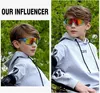 DUCO Kinder Sonnenbrille TR90 Rahmen UV400 Jugend Sport Produktbild-Vorschau 6