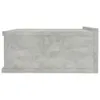 Comodini sospesi 2 pz. Grigio cemento 40x30x15 cm Materiale Anteprima dell’immagine prodotto 12