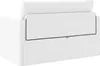 Boden-Sofa-Bett 2-in-1 Weiß 124x71x78 cm Kunstleder, Produktbild-Vorschau 7