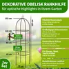 TTL GARDEN Rankhilfe Obelisk L 165x40cm braun 2er Set – Produktbild-Vorschau 2