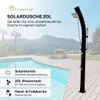 GreenYard Solardusche mit 20L Tank und Handbrause Produktbild-Vorschau 1