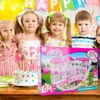 MalPlay Kinderpuppenhaus Rosa, Puppenhaus Villa für Produktbild-Vorschau 15
