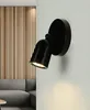 Wandspot verstellbar Schwarz GU10 Wandleuchte Produktbild-Vorschau 1