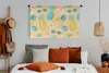 MuchoWow® Wandteppich Wandbehang Sommer - Muster - Gelb Produktbild-Vorschau 4