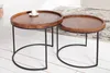 Beistelltisch 55cm Holz Design Tisch Modern Wohnzimmer Produktbild-Vorschau 6