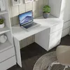 Bureau MAJA, 130 cm, wit, mat. Geschikt als make-up tafel, Productafbeelding-voorbeeld 7