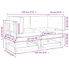 vidaXL Canapé d'angle avec coussins 2 pcs. Pin massif Voir les images du produit 8