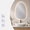 Relaxdays, miroir de salle de bain en forme d'arche, 80x52 Voir les images du produit 3