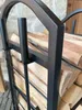 Metall Kaminholzregal 45x30x74 cm Schwarz | 5-teiliges Set Produktbild-Vorschau 6