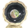 VAN DER LEEDEN DRYPOT® Rattan Pflanzkübel Grau Ø 59 cm - Produktbild-Vorschau 2