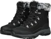 A pair of black Skechers winter boots with faux fur trim. Voir les images du produit
