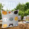 VOID Anime Katzen grau Kissenbezug Kissenhülle Sofakissen Produktbild-Vorschau 4