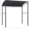 vidaXL Pavillon BBQ 215x150x220 cm Anthracite Acier Voir les images du produit 9