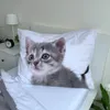 Leinen-Fotodruck Kitten grau 140x200, 70x90 cm Produktbild-Vorschau 2